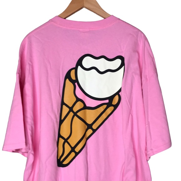 Icecream Graphic Tee Pink Billionaire Boys Club Short Sleeve T-Shirt Men’s XXL - Picture 10 of 12